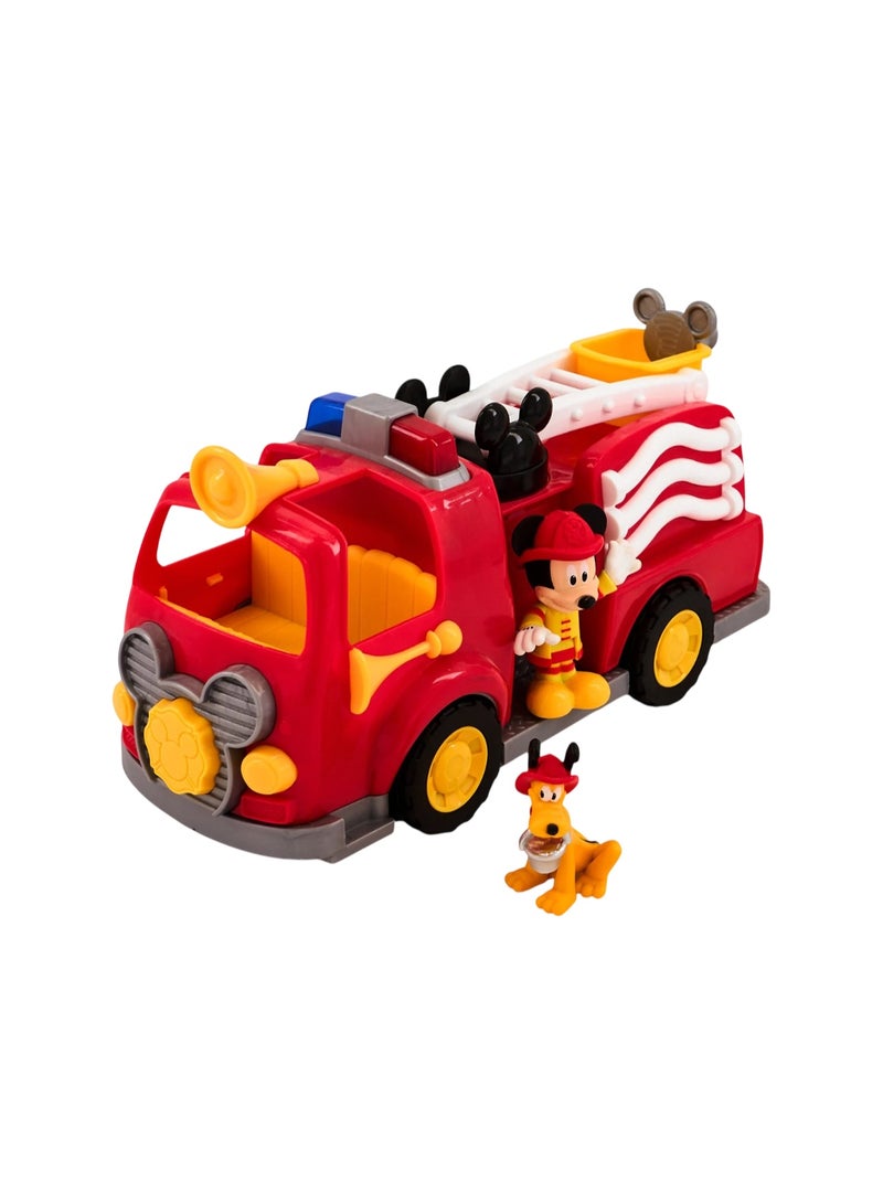 Disney Mickey Mouse Fire Engine Toy â€“ Mickeyâ€™s Fire Truck with Lights and Sounds - Image 4